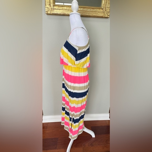 Colorful Striped Maxi Dress - Picture 2 of 3